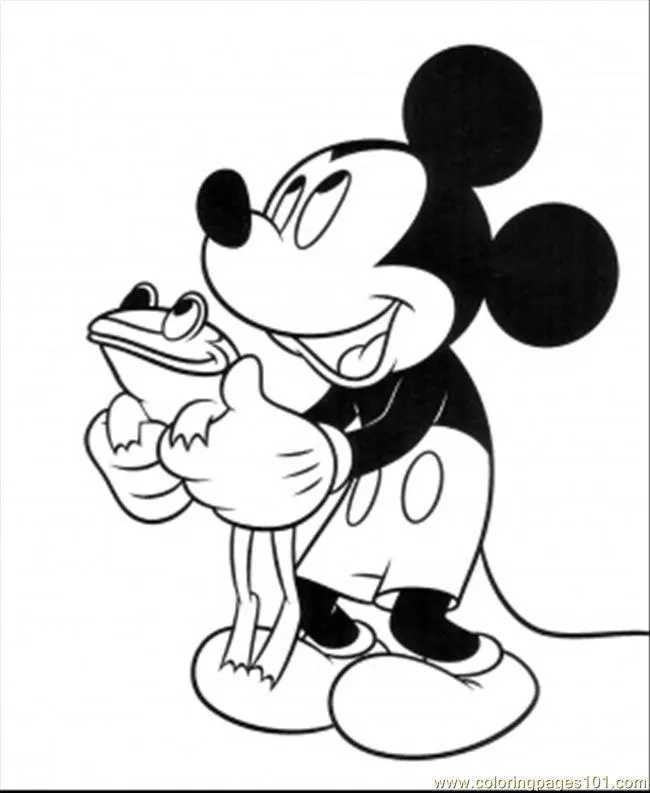 Mickey Mouse Coloring Pages – 041