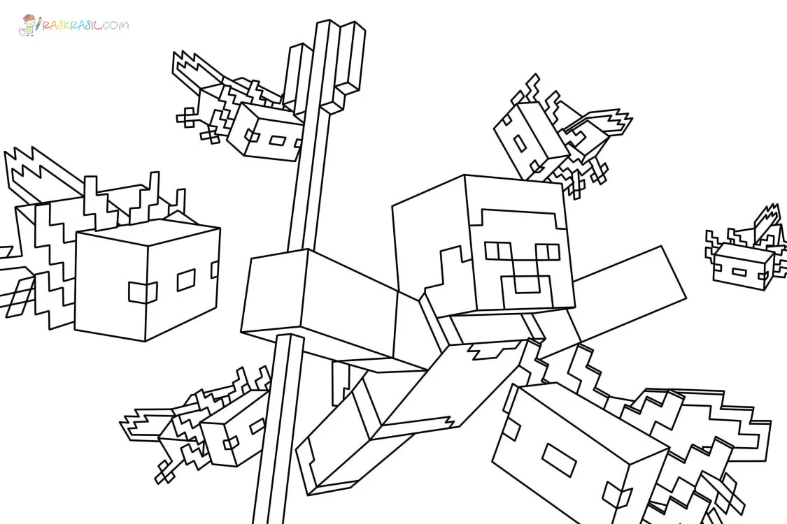 Minecraft Coloring Pages – 005