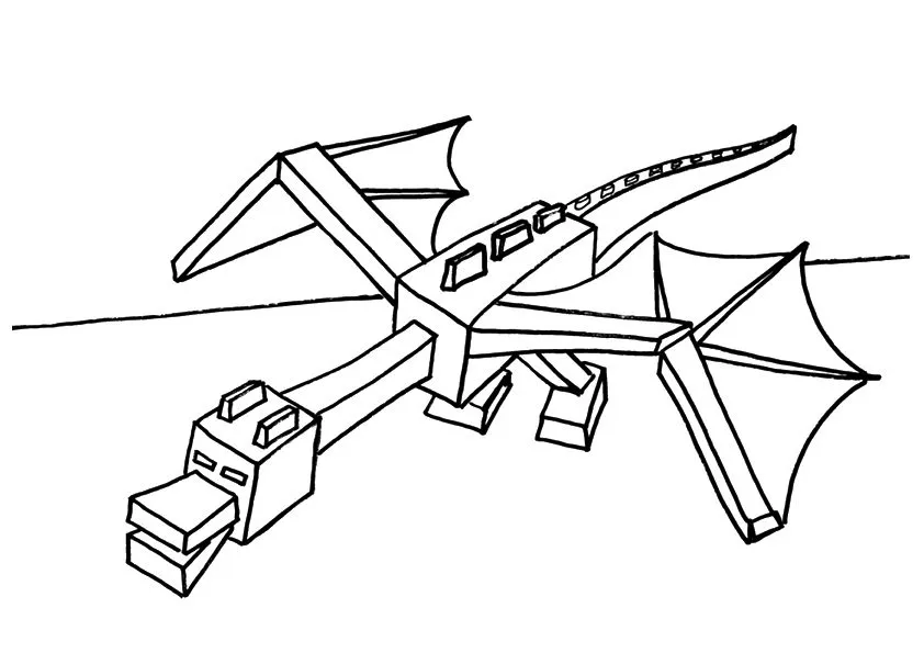 Minecraft Coloring Pages – 006