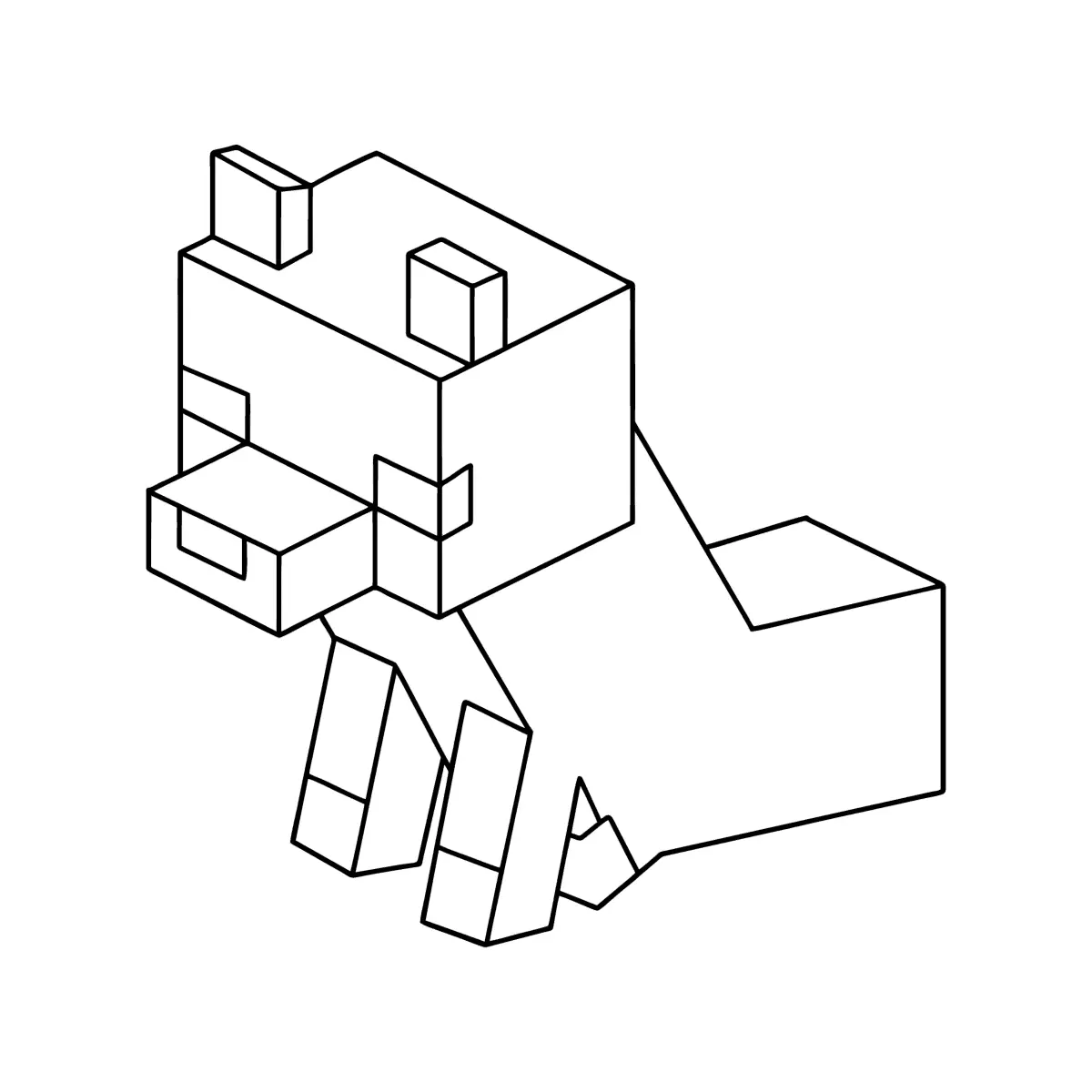 Minecraft Coloring Pages – 008