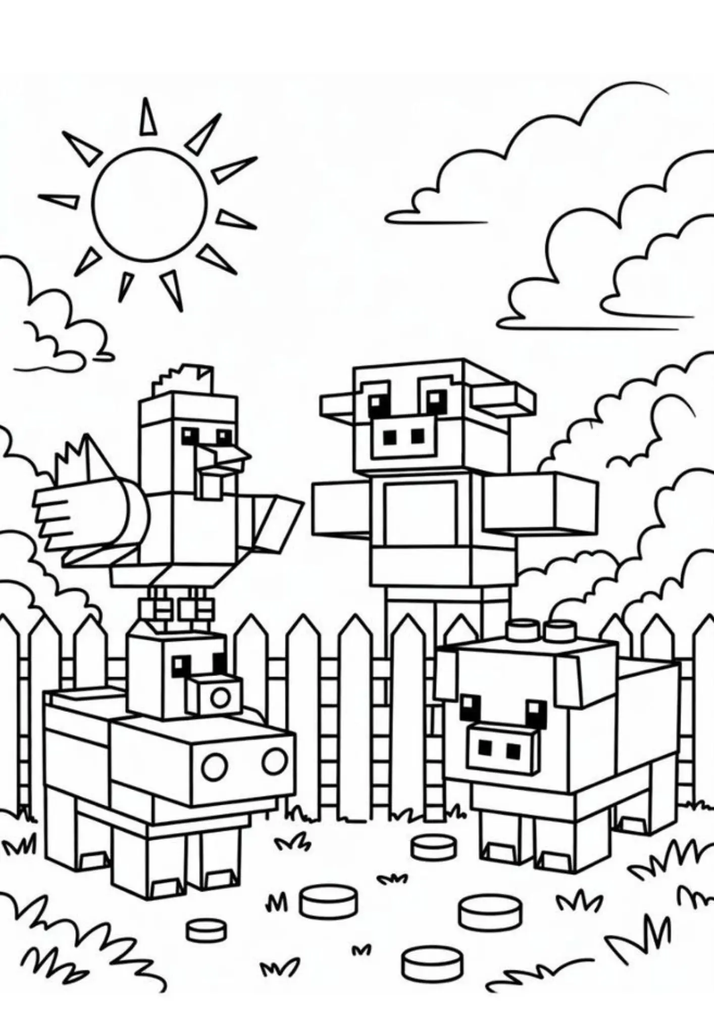 Minecraft Coloring Pages – 021