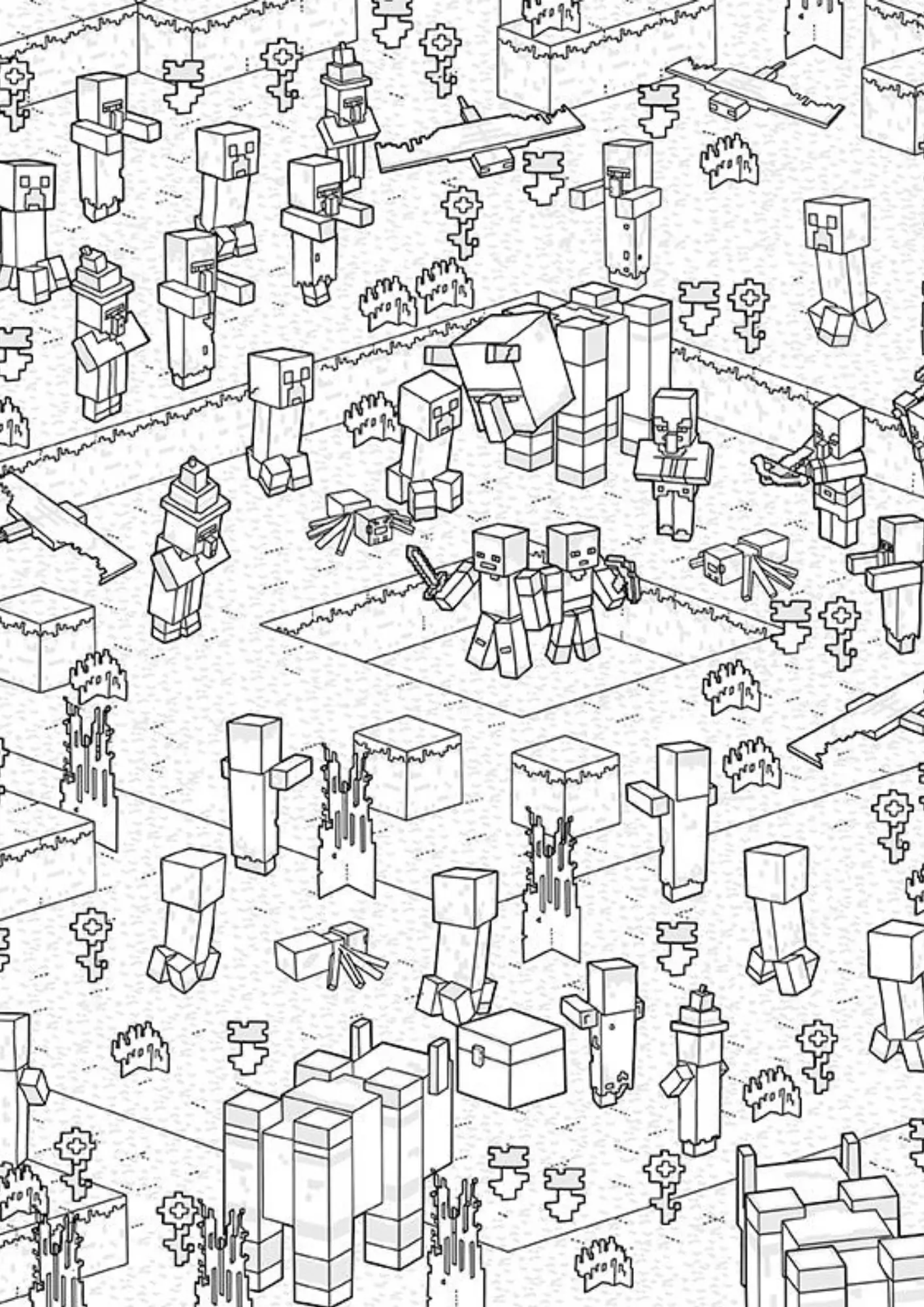 Minecraft Coloring Pages – 022