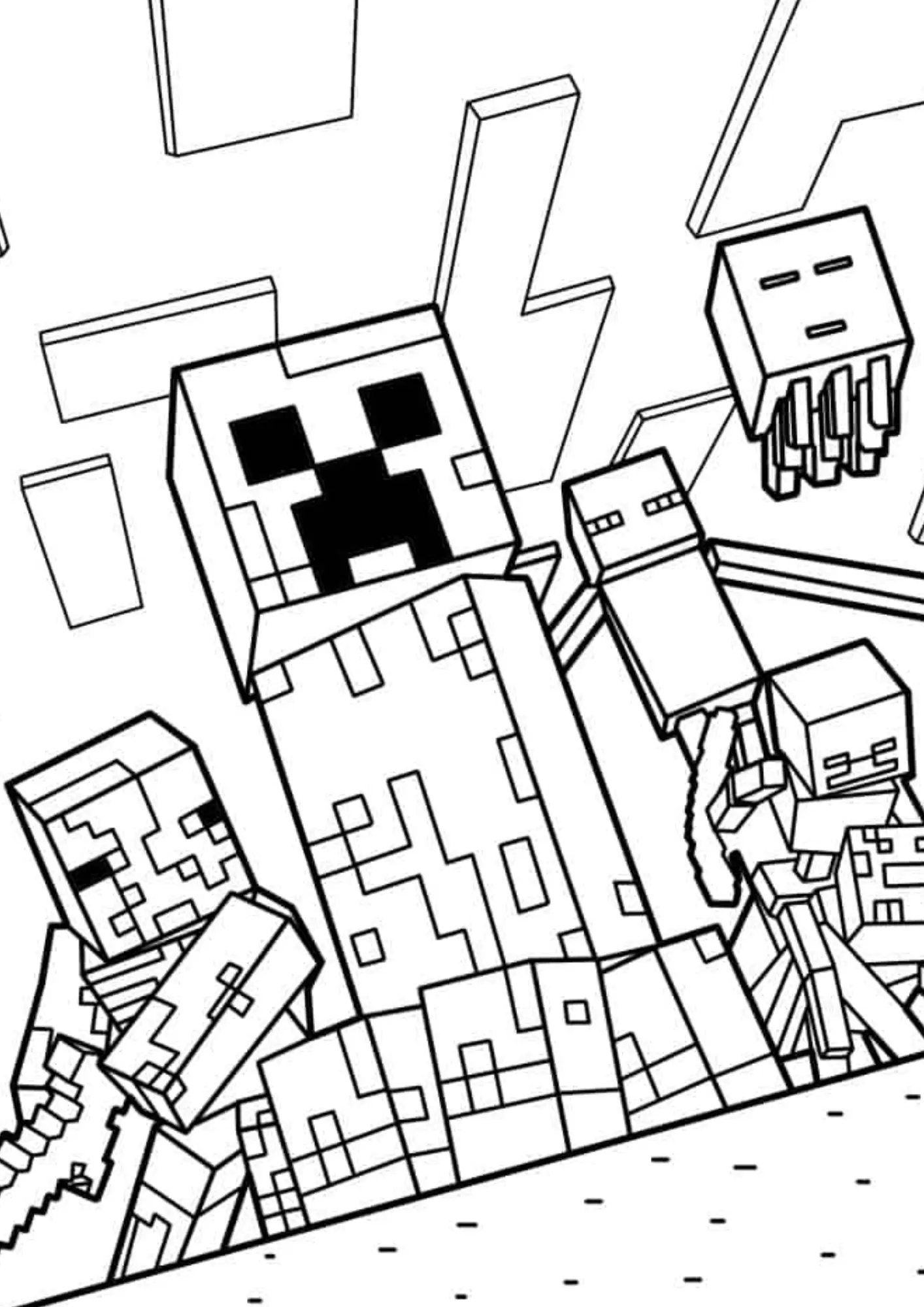 Minecraft Coloring Pages – 042