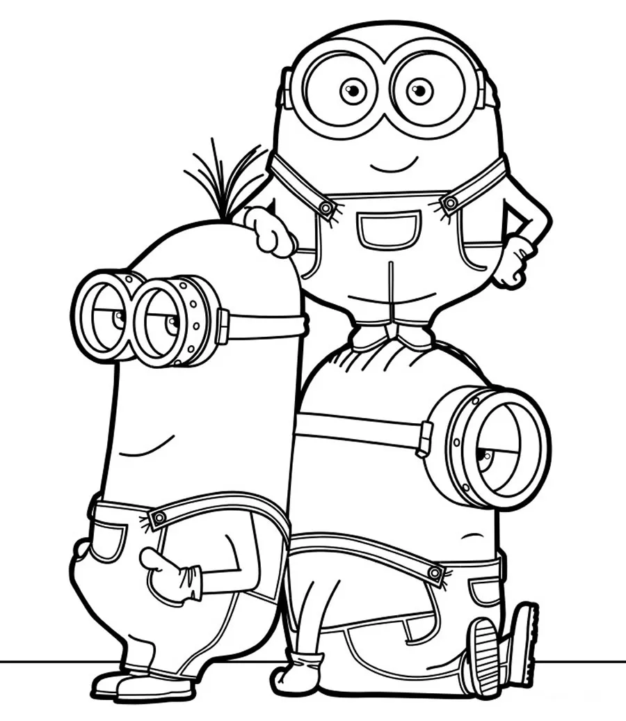 Minions Coloring Pages – 005