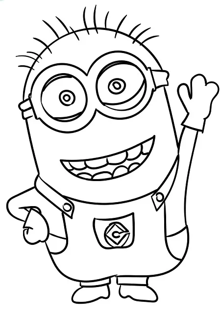 Minions Coloring Pages – 006