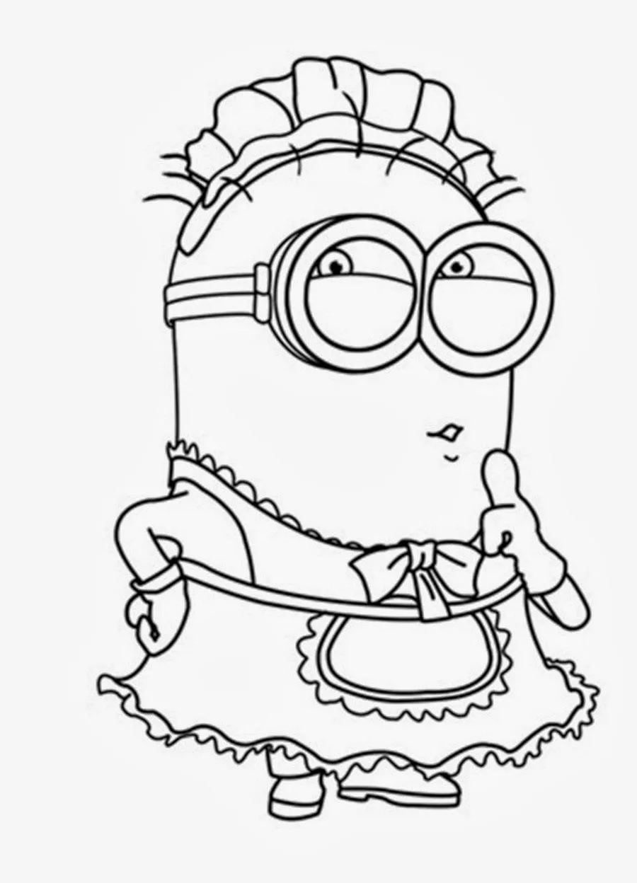 Minions Coloring Pages – 008