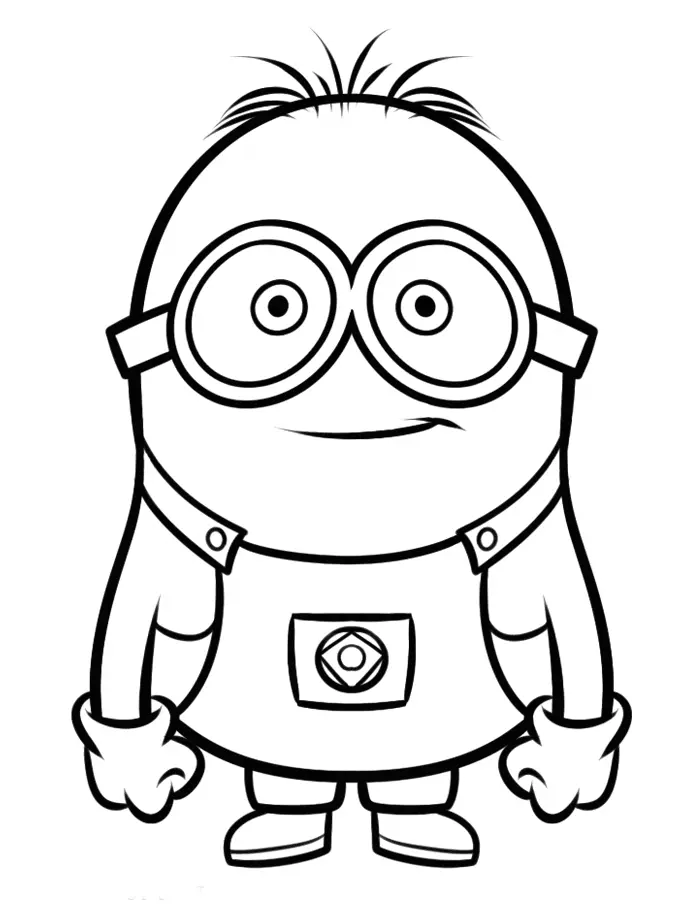 Minions Coloring Pages – 010