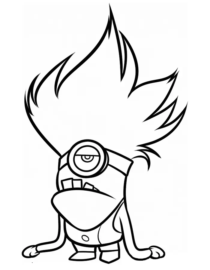 Minions Coloring Pages – 011