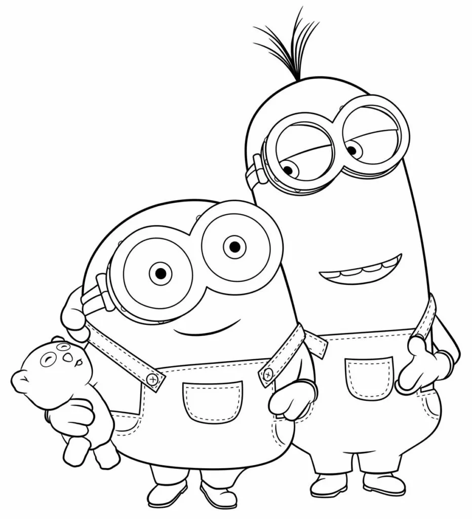 Minions Coloring Pages – 014