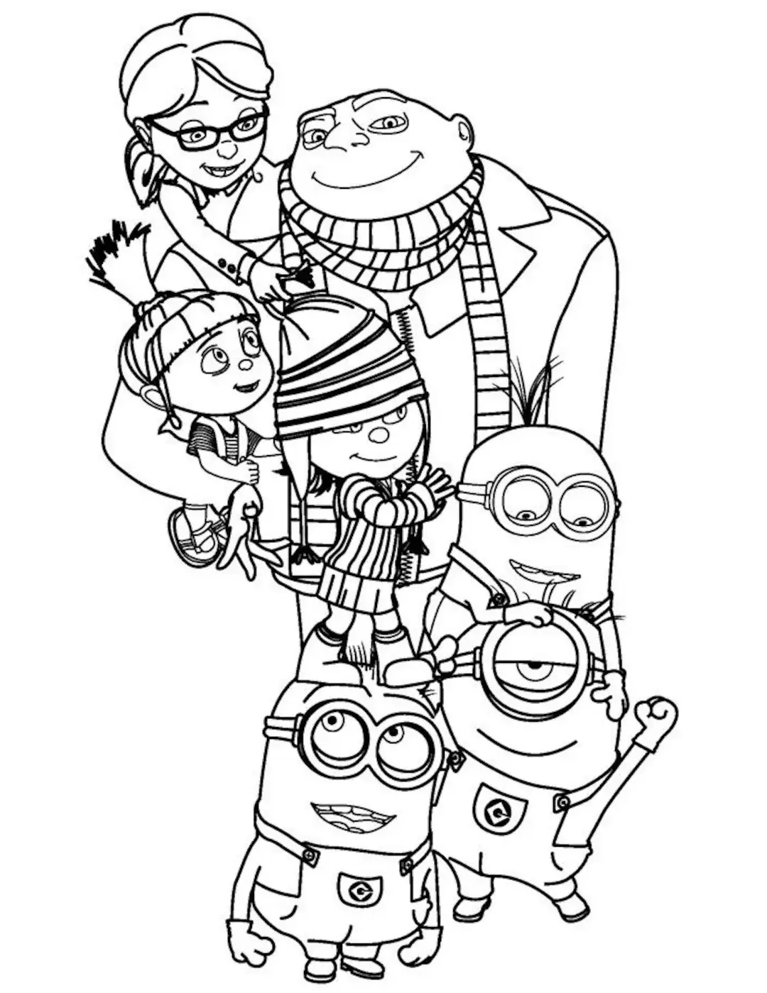 Minions Coloring Pages – 025