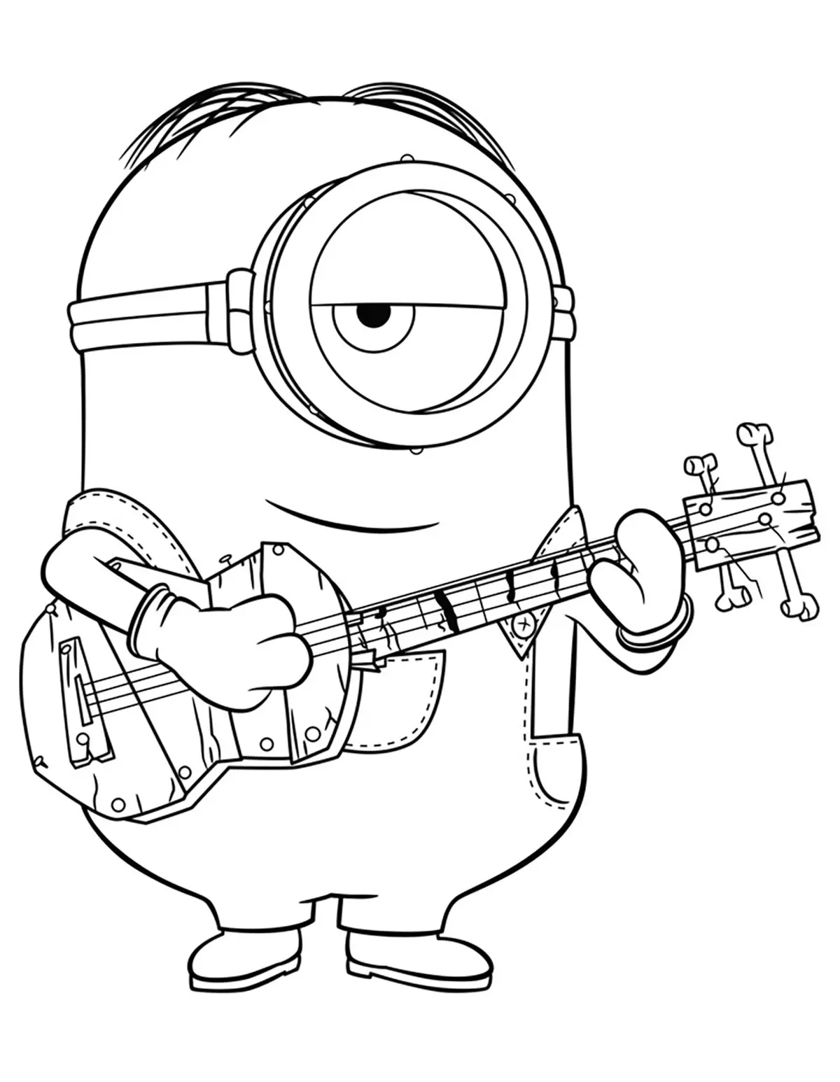 Minions Coloring Pages – 027