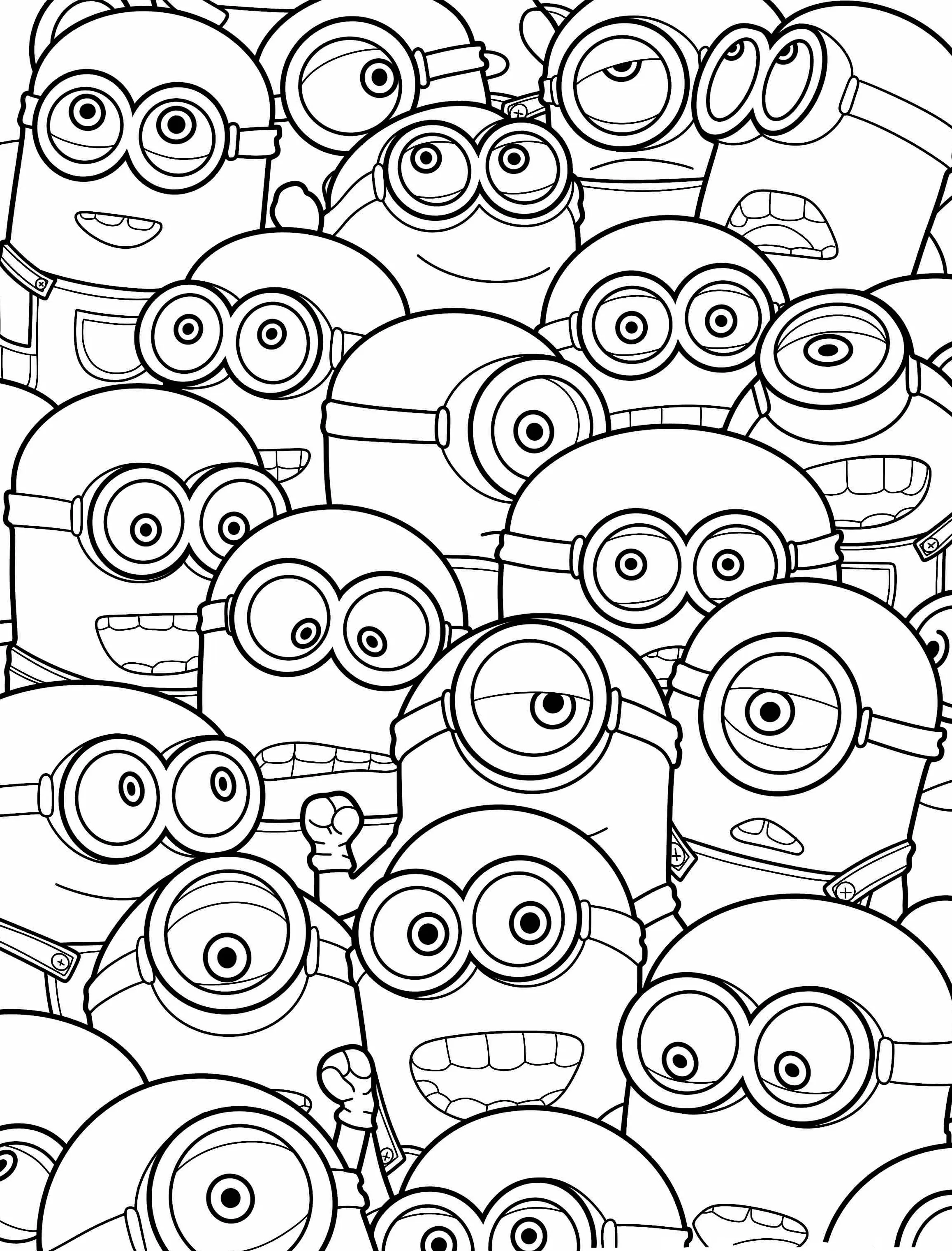 Minions Coloring Pages – 028