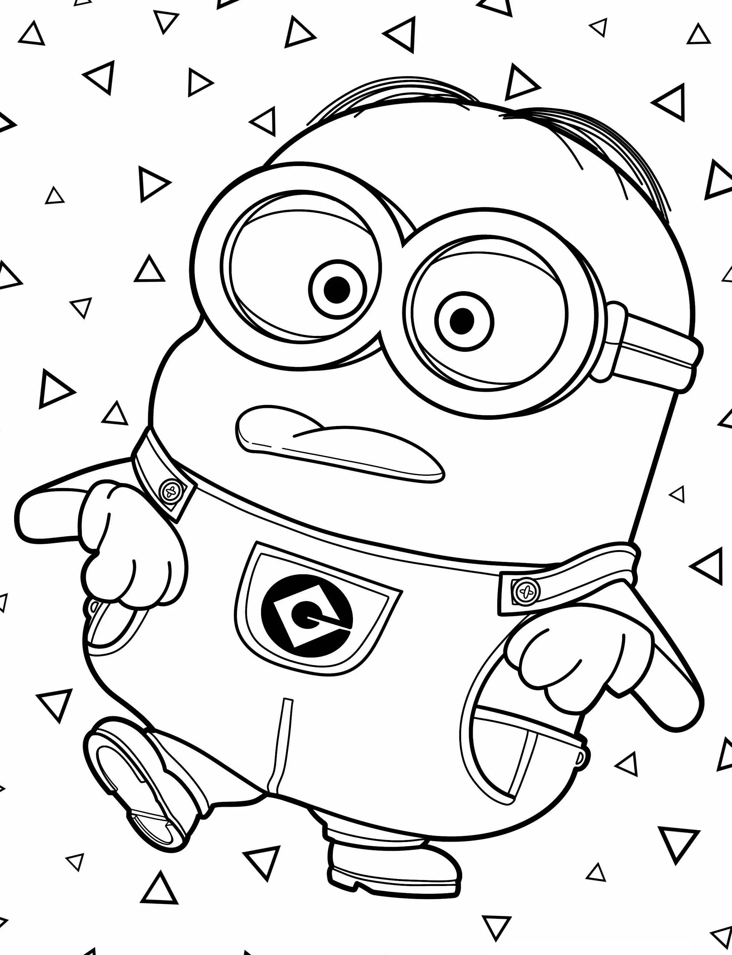 Minions Coloring Pages – 033