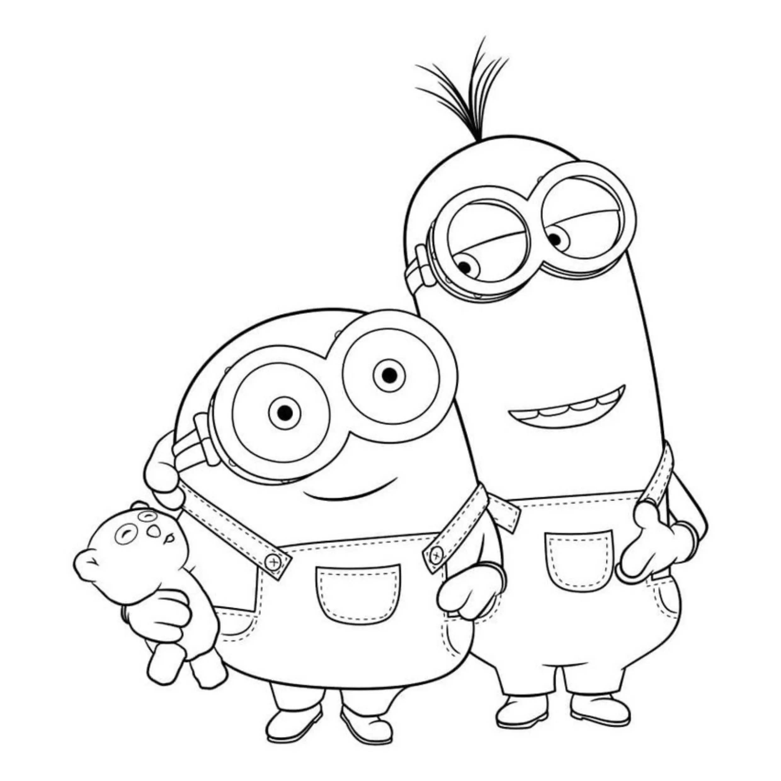 Minions Coloring Pages – 041