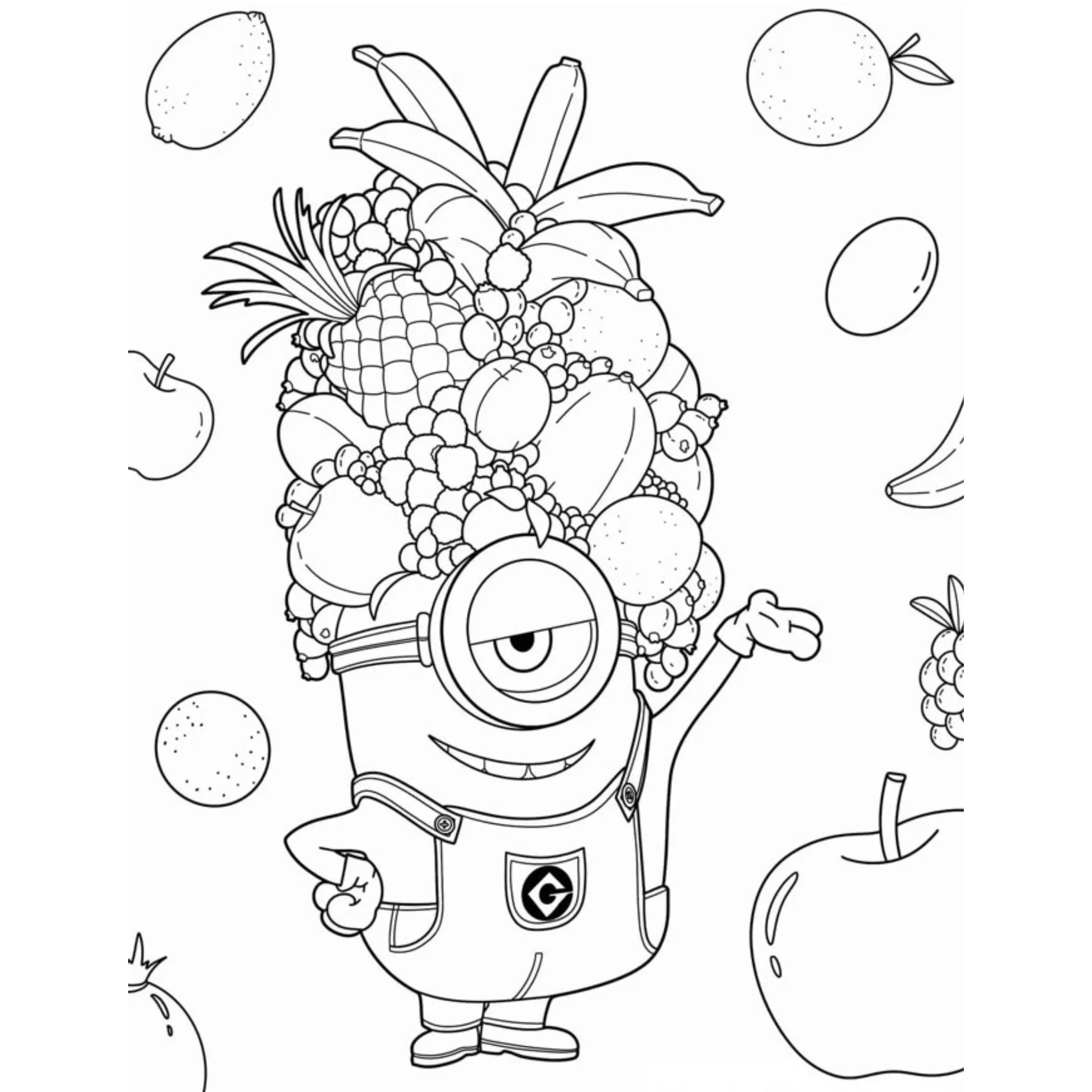 Minions Coloring Pages – 045