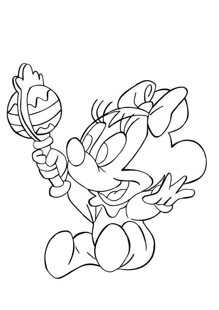 Minnie Mouse Coloring Pages – 006