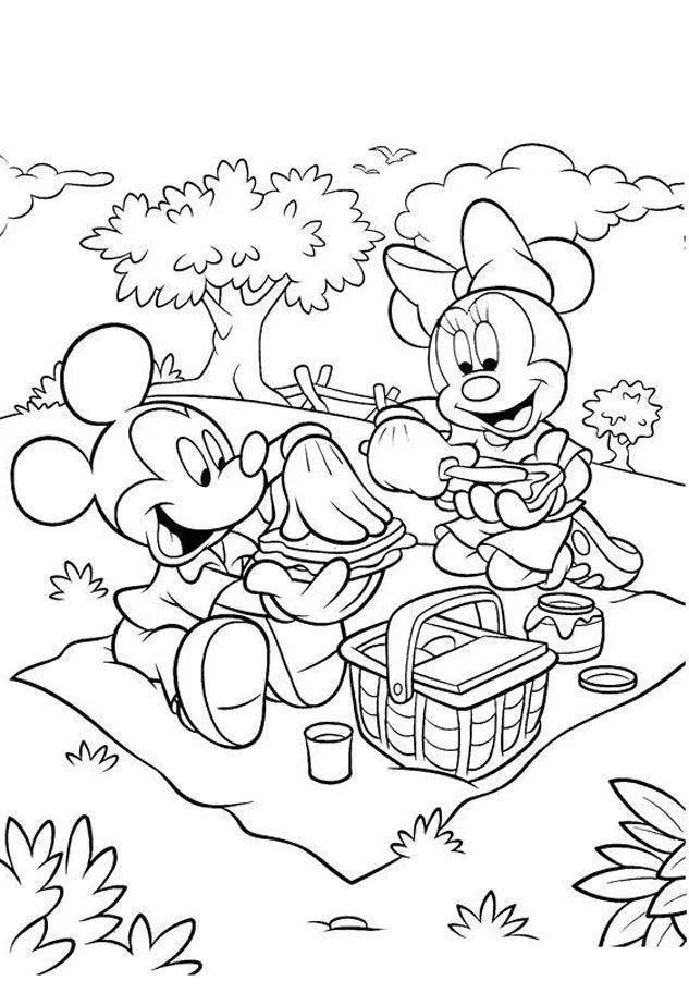 Minnie Mouse Coloring Pages – 009