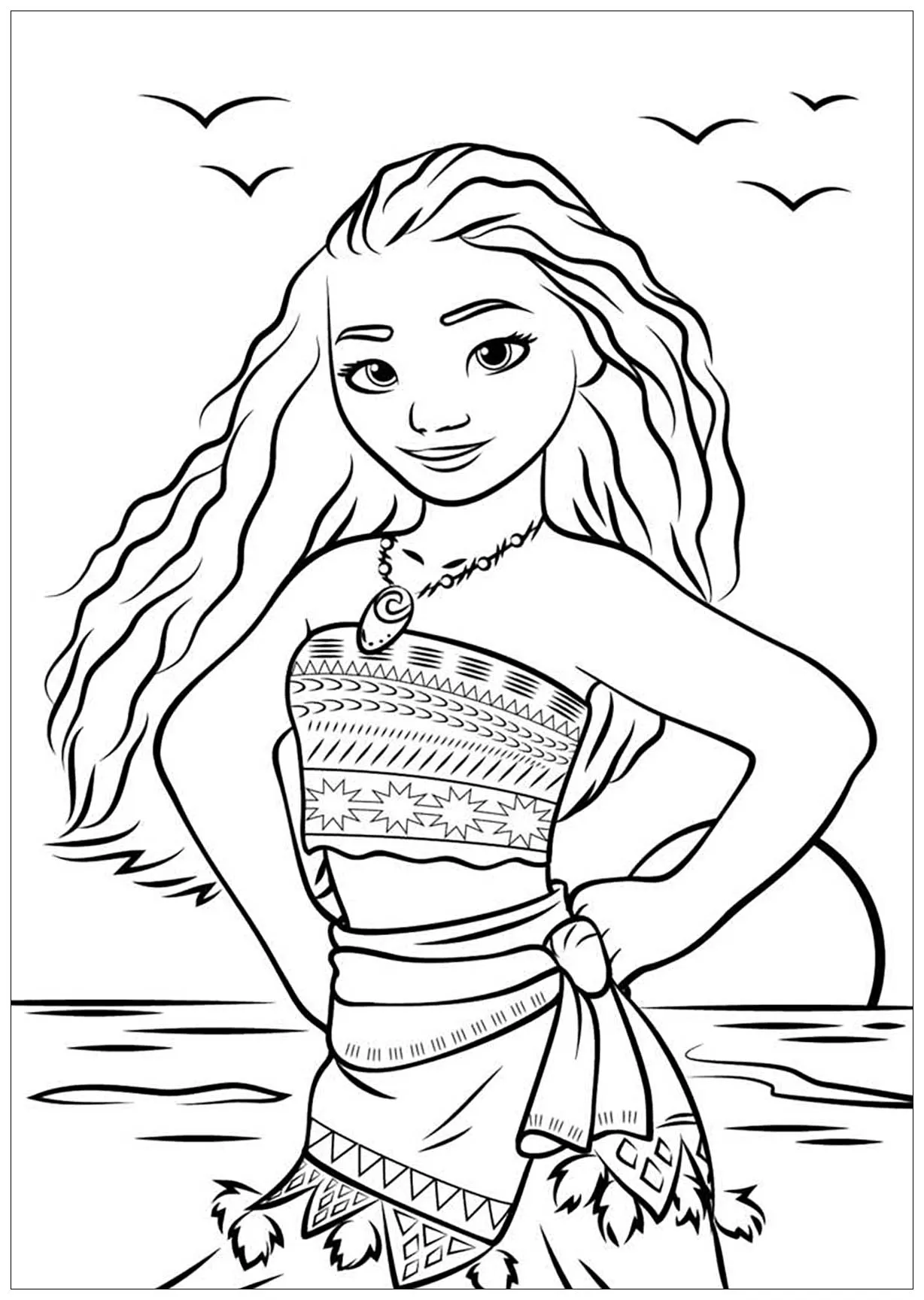 Moana Coloring Pages – 007