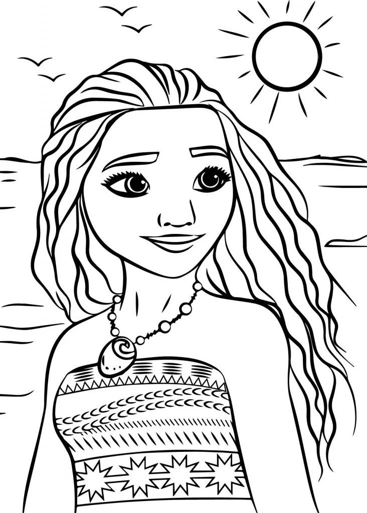 Moana Coloring Pages – 008
