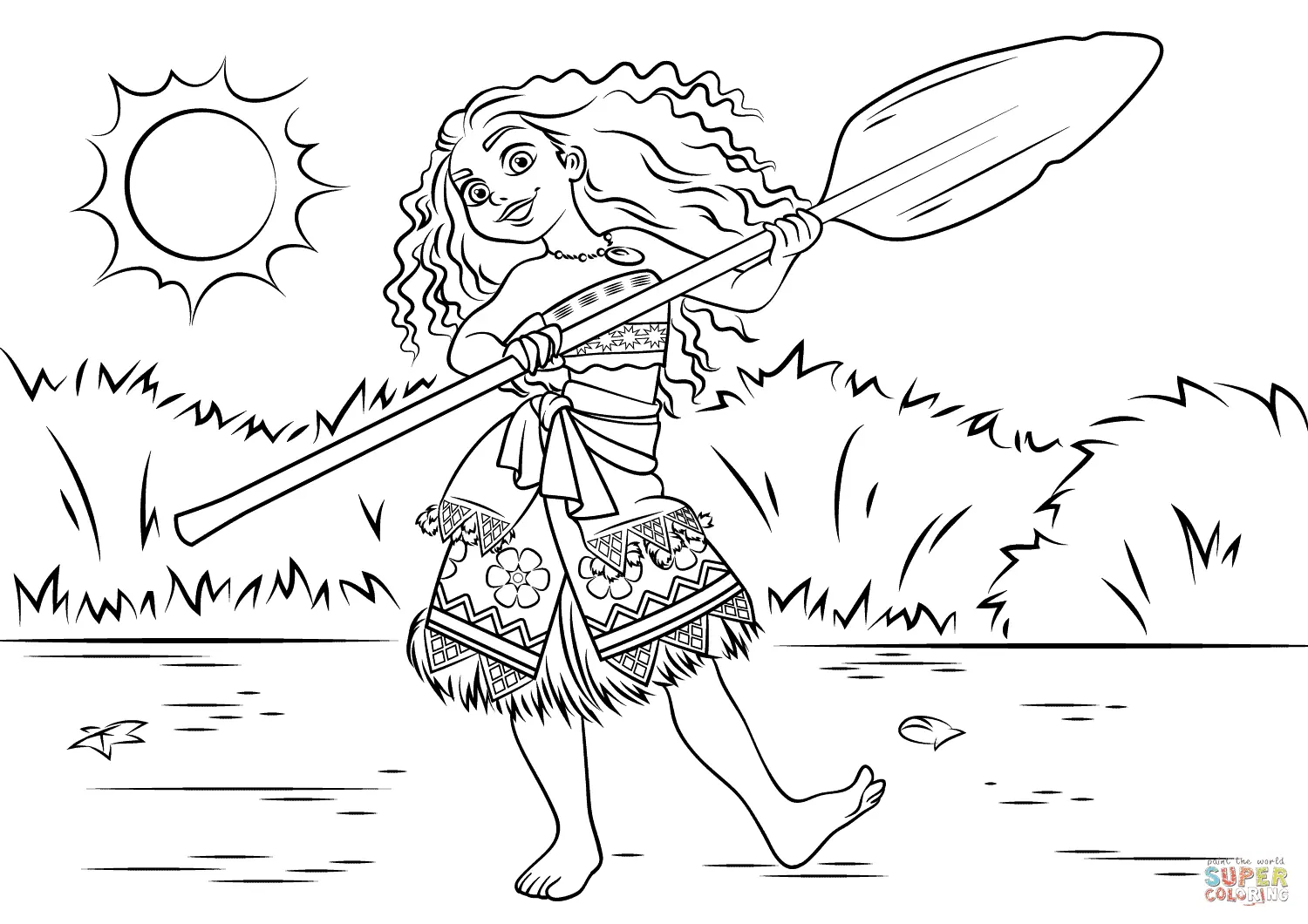 Moana Coloring Pages – 009
