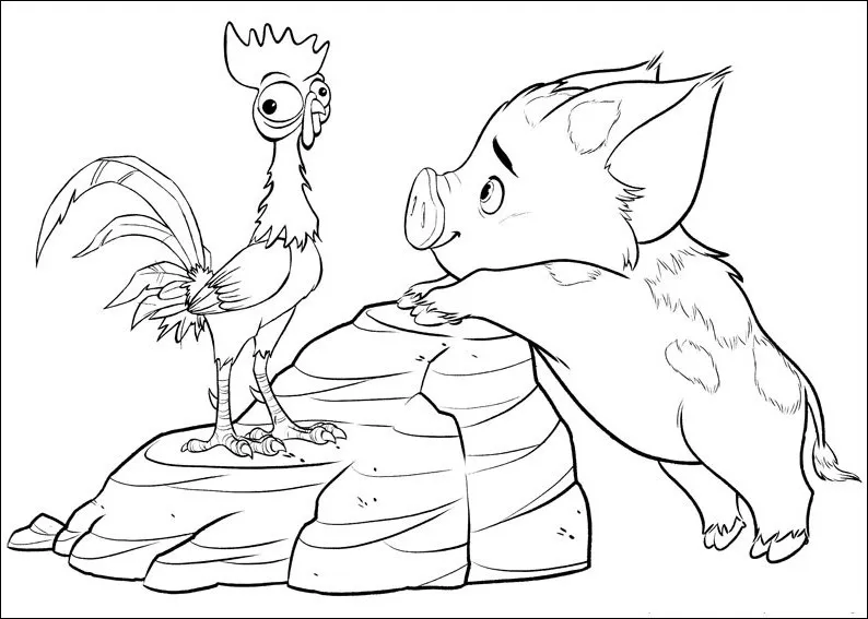 Moana Coloring Pages – 010