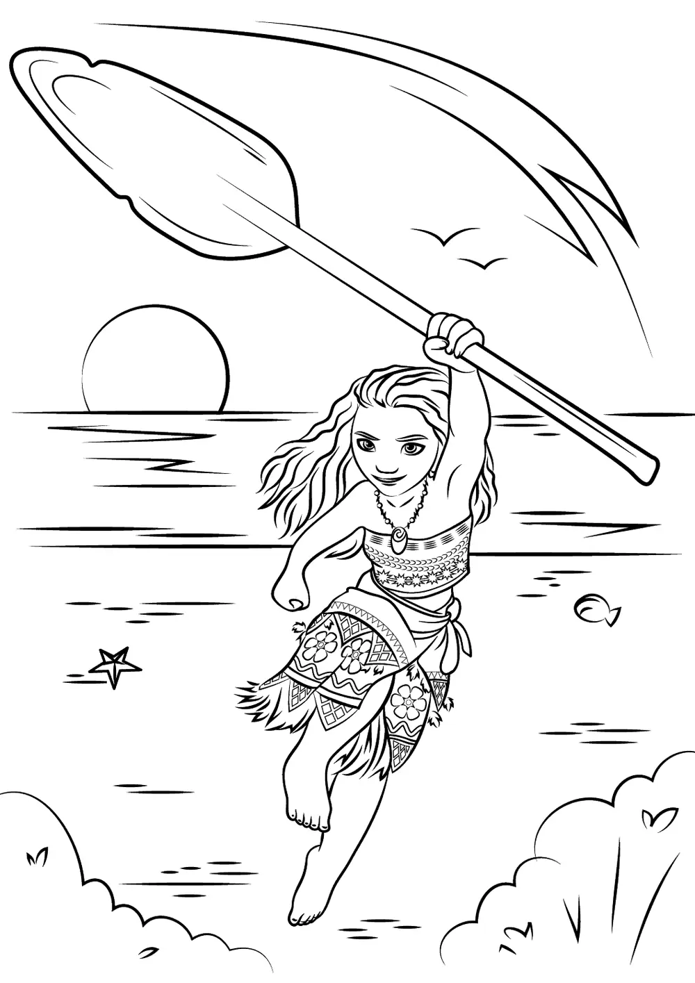 Moana Coloring Pages – 011