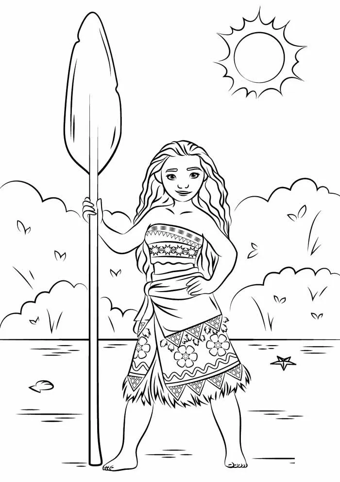 Moana Coloring Pages – 017