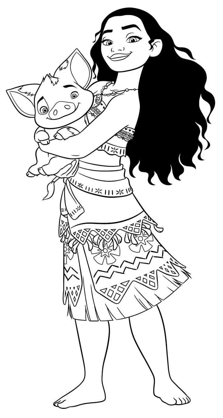 Moana Coloring Pages – 018