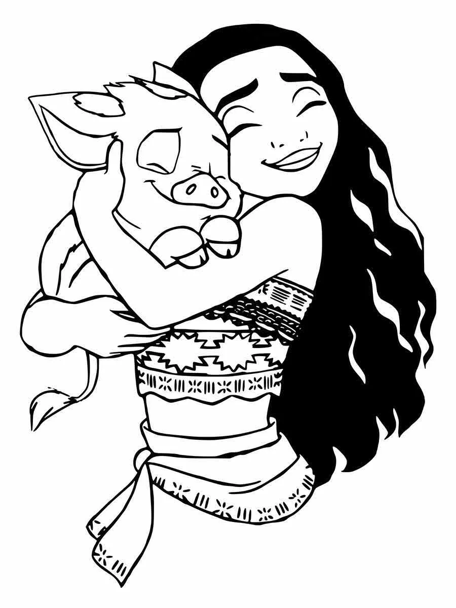 Moana Coloring Pages – 019
