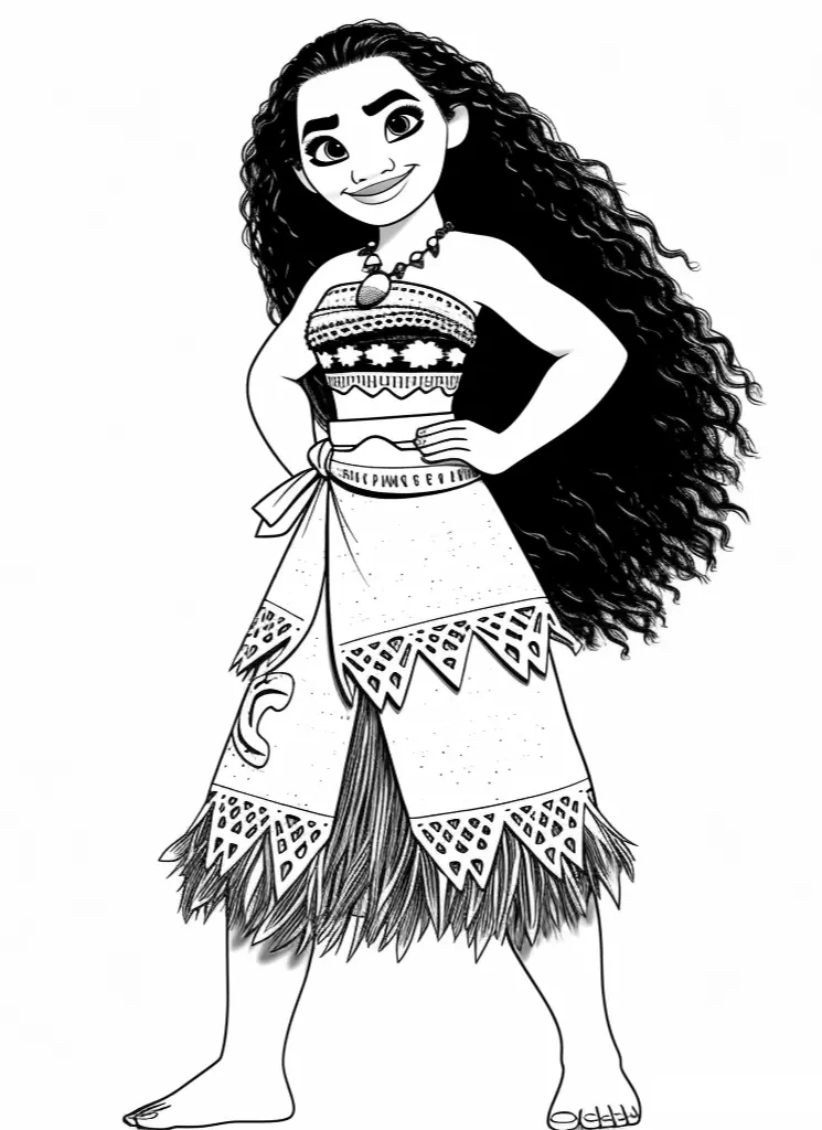 Moana Coloring Pages – 022