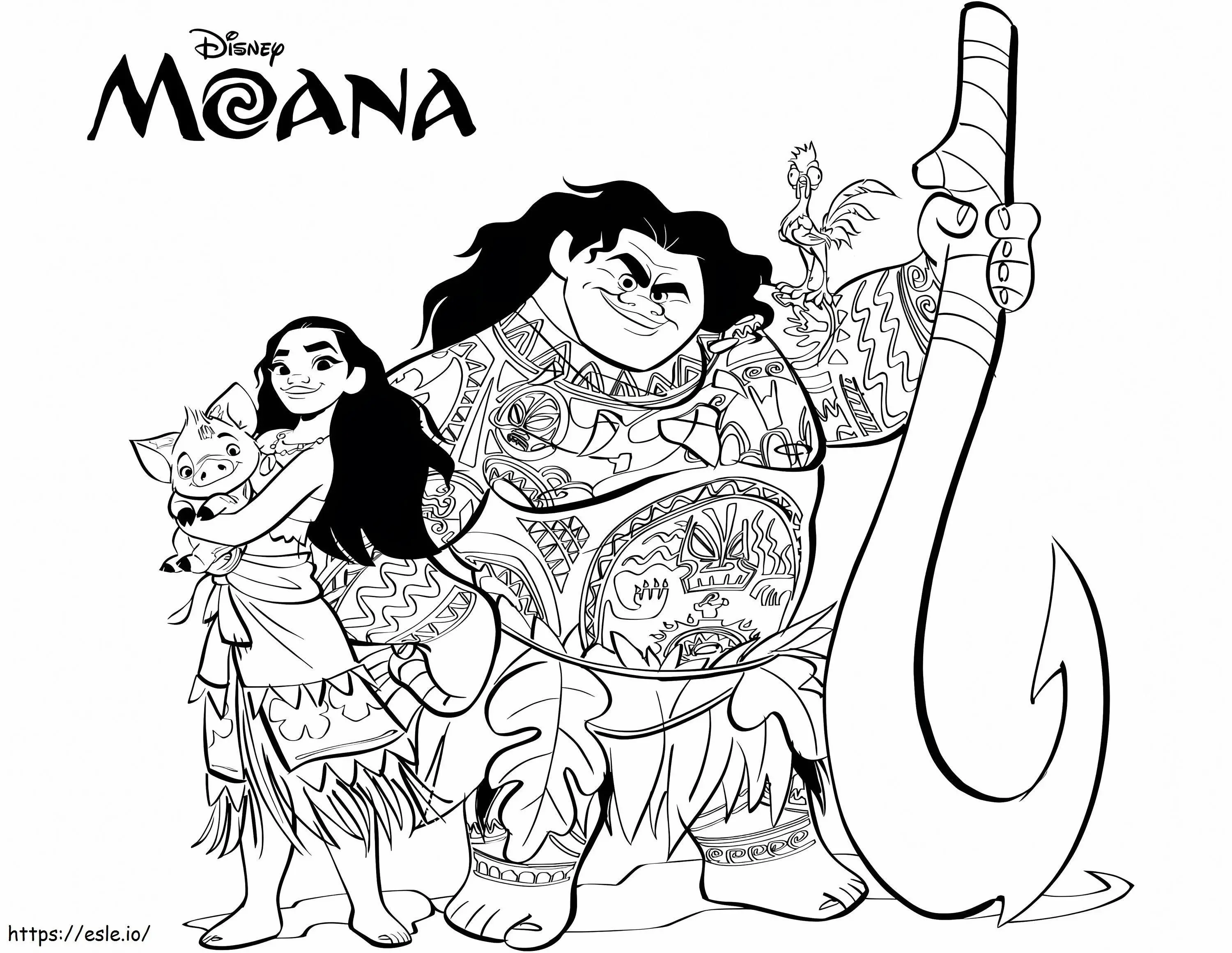 Moana Coloring Pages – 027