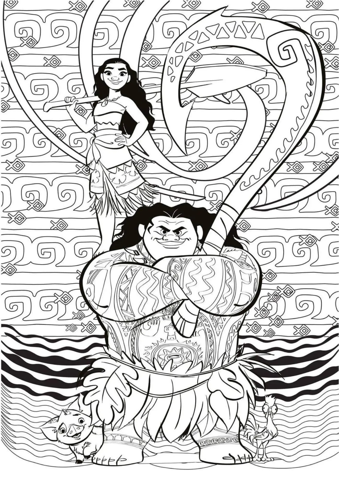 Moana Coloring Pages – 031