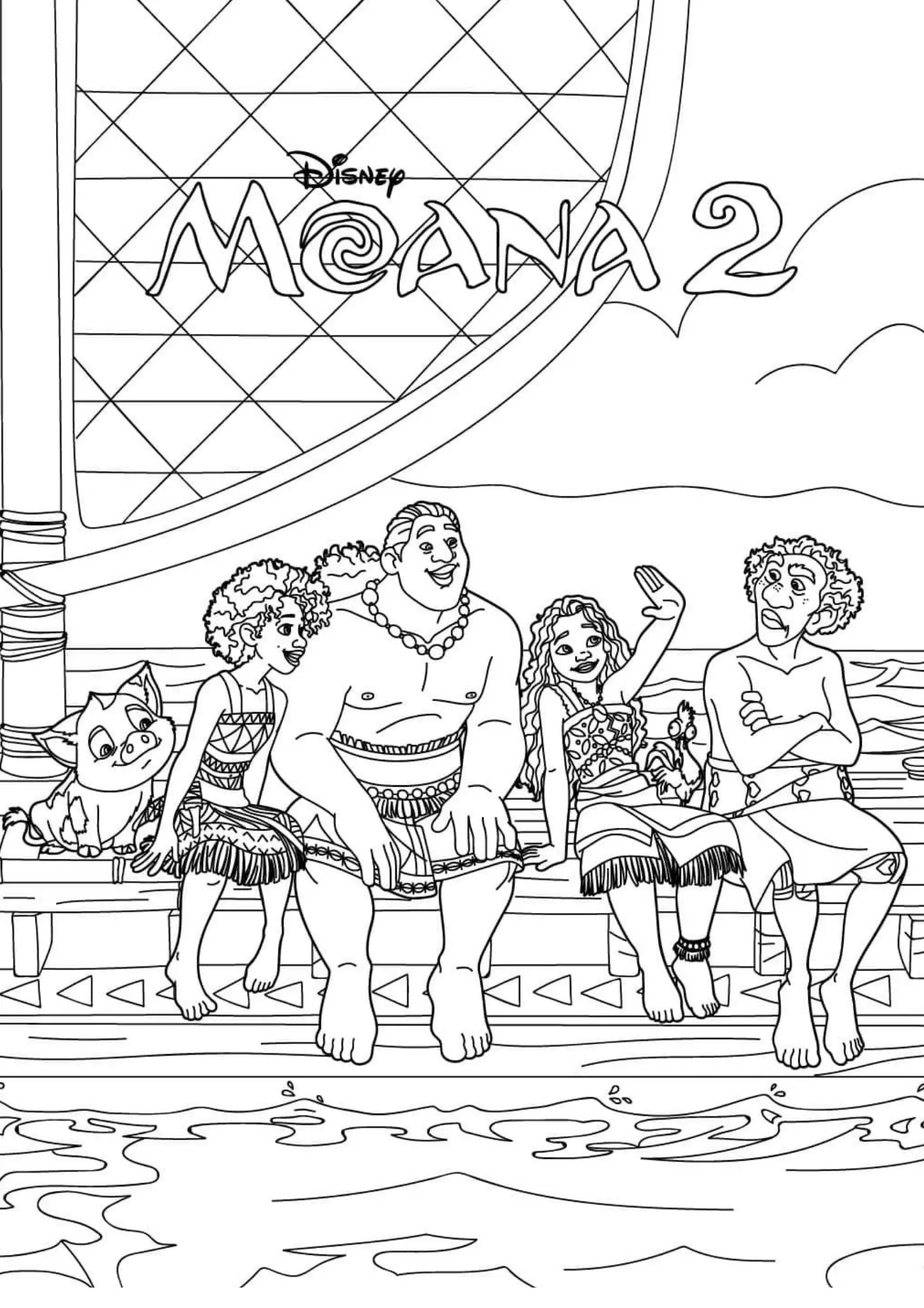 Moana Coloring Pages – 033