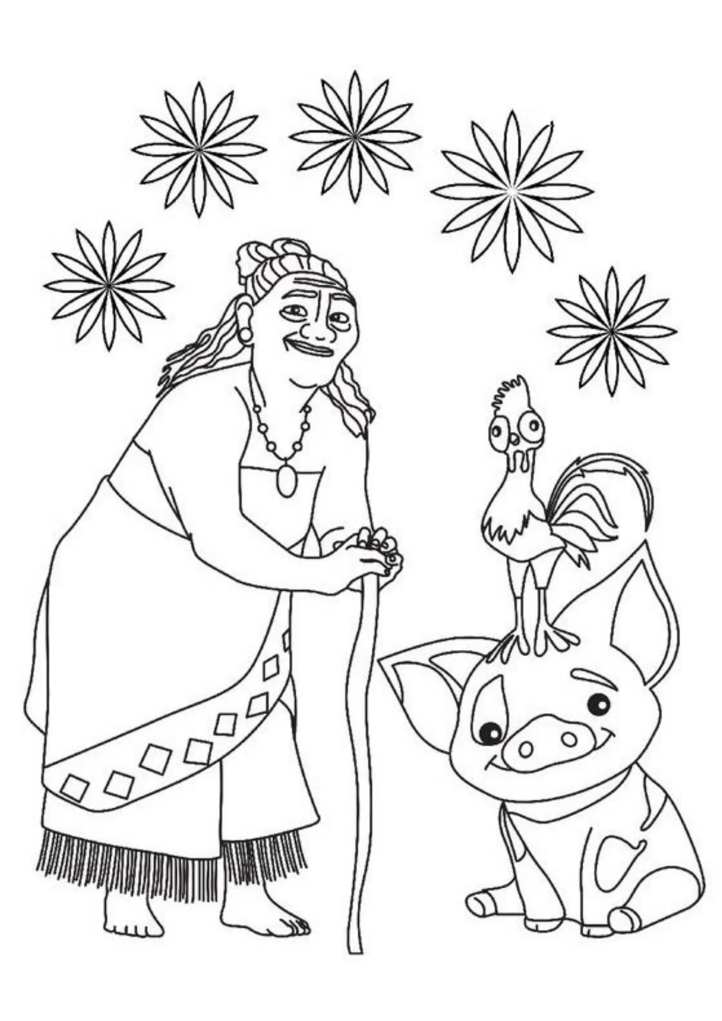 Moana Coloring Pages – 037
