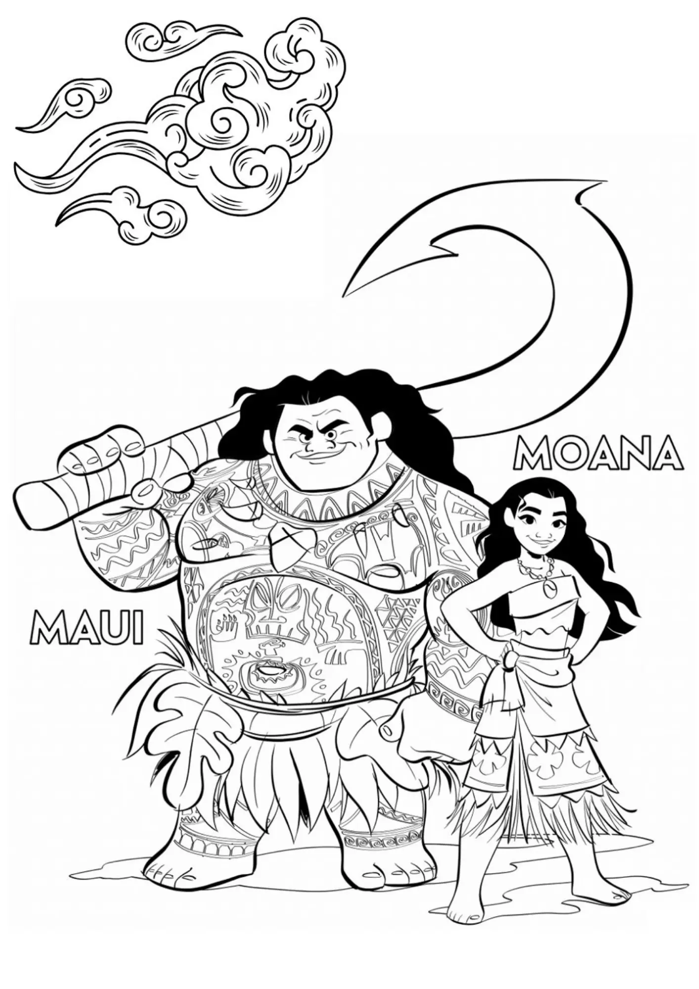 Moana Coloring Pages – 043