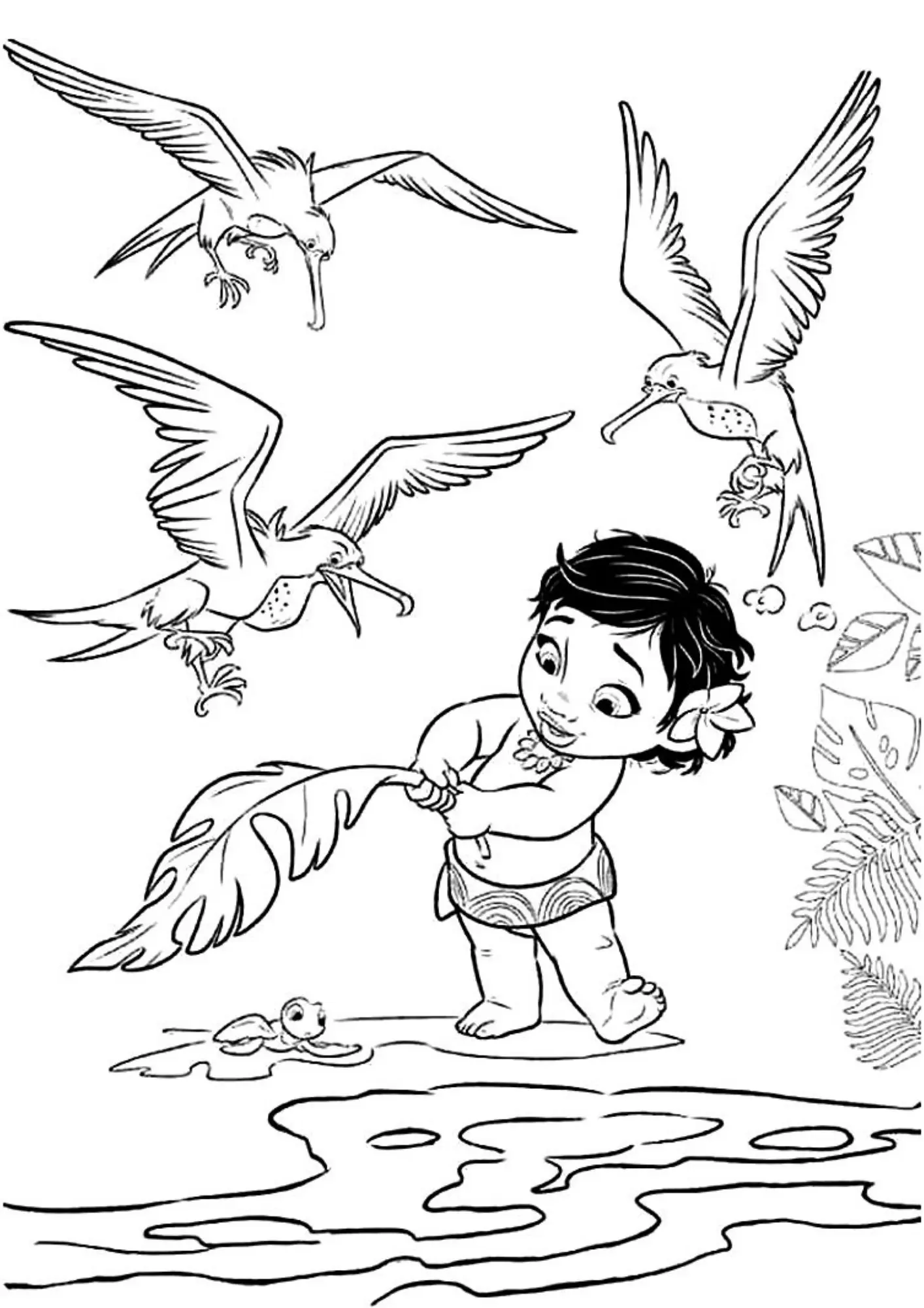 Moana Coloring Pages – 044