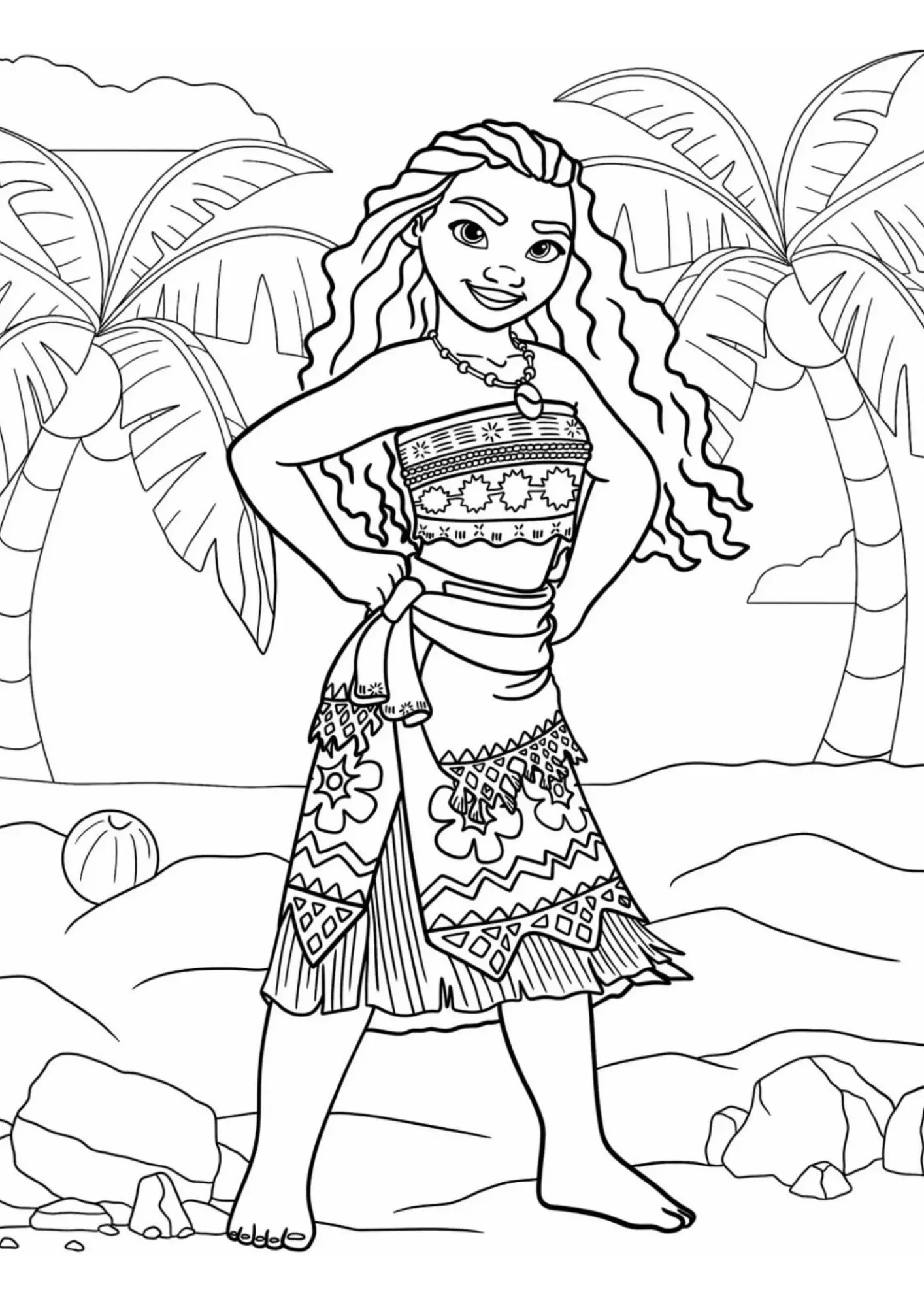 Moana Coloring Pages – 048