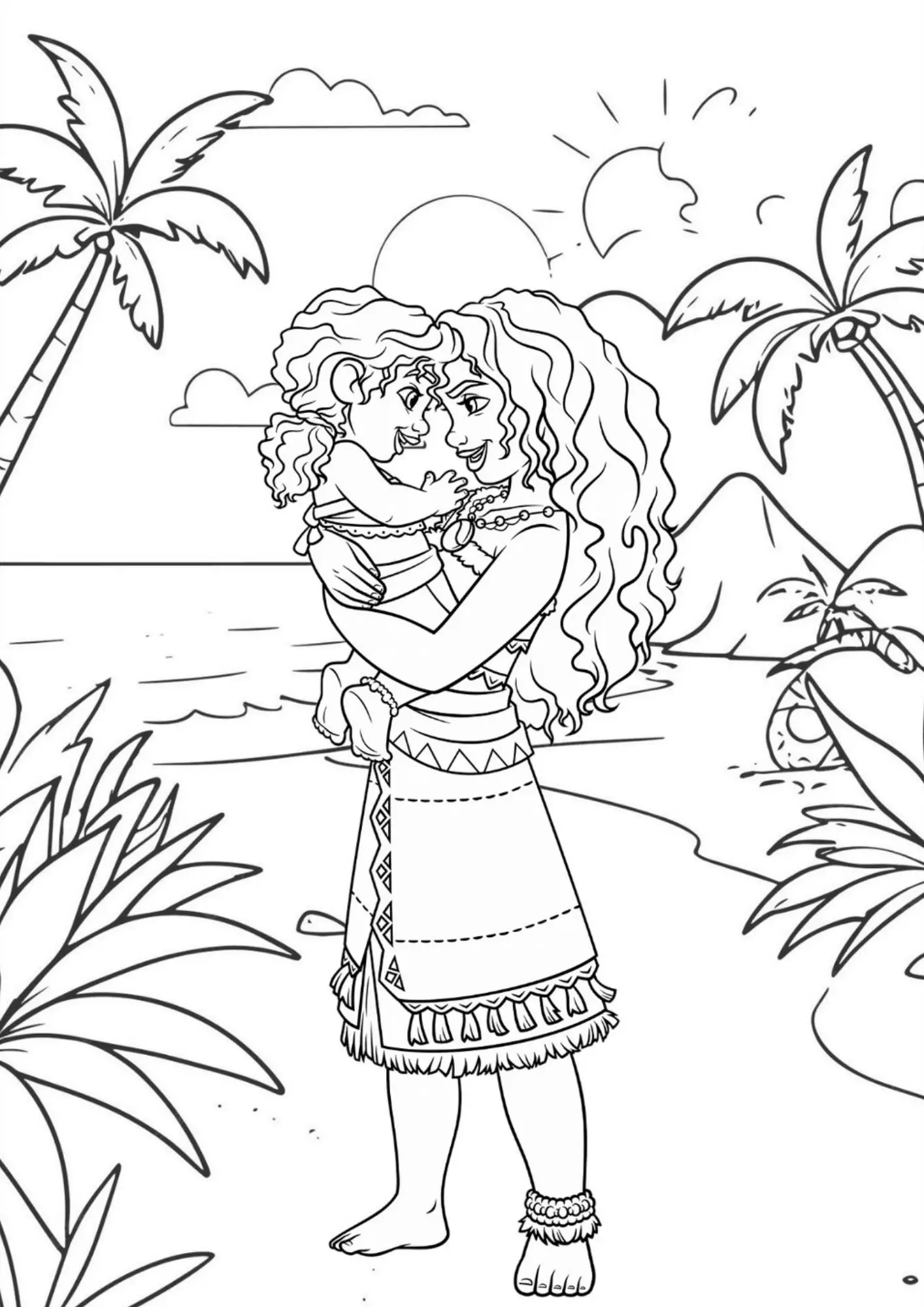 Moana Coloring Pages – 049