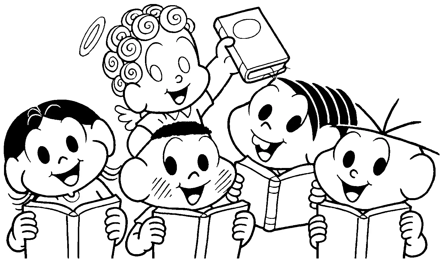 Monica Gang Coloring Pages – 004