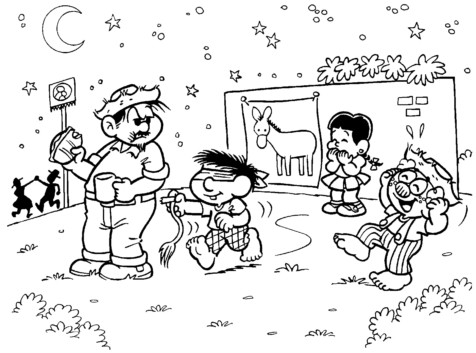Monica Gang Coloring Pages – 008
