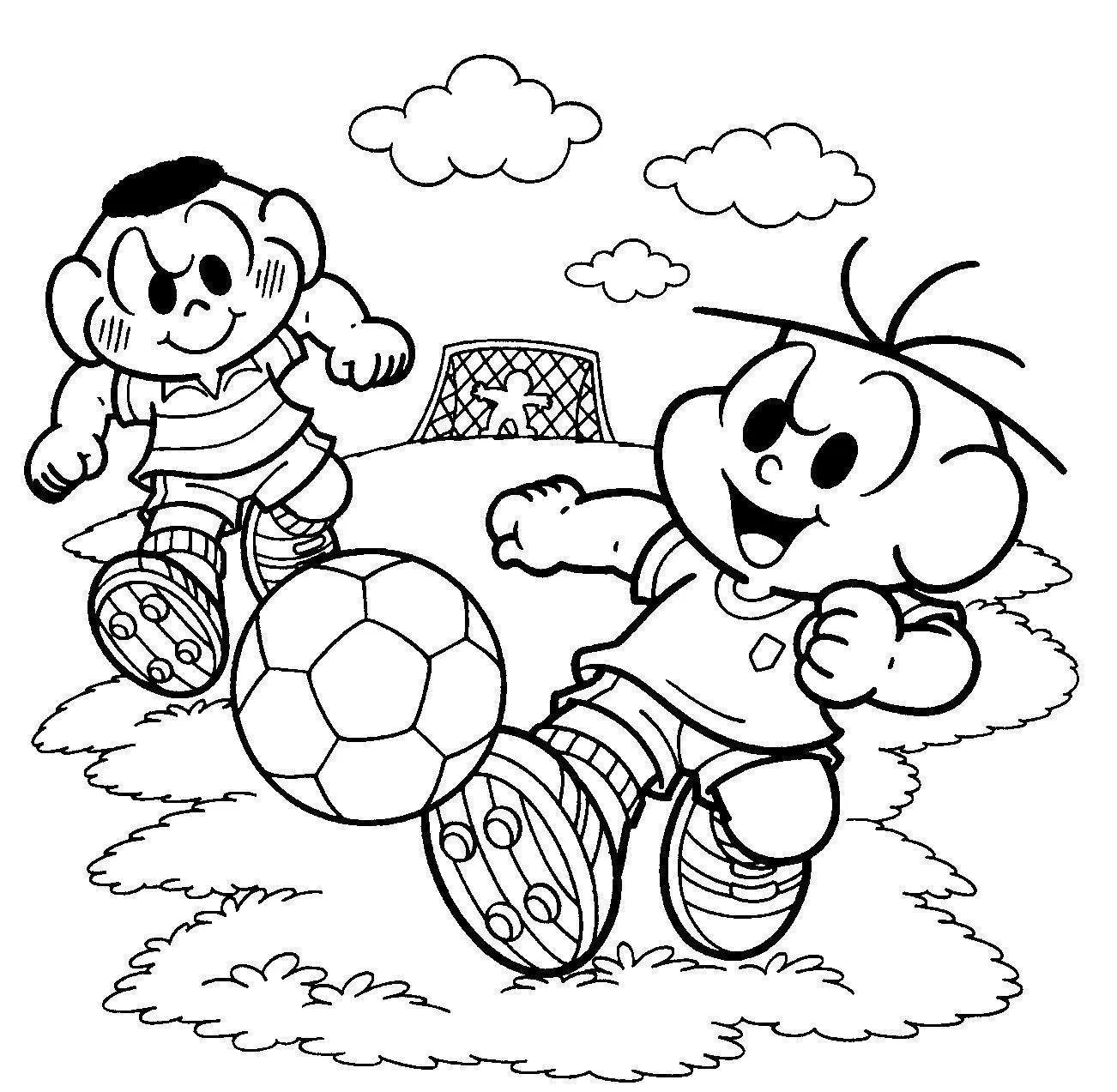 Monica Gang Coloring Pages – 012