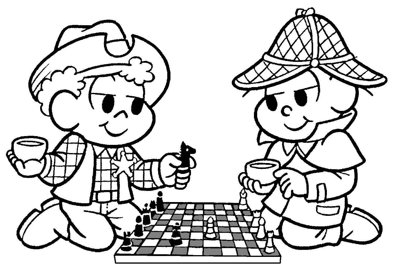Monica Gang Coloring Pages – 016