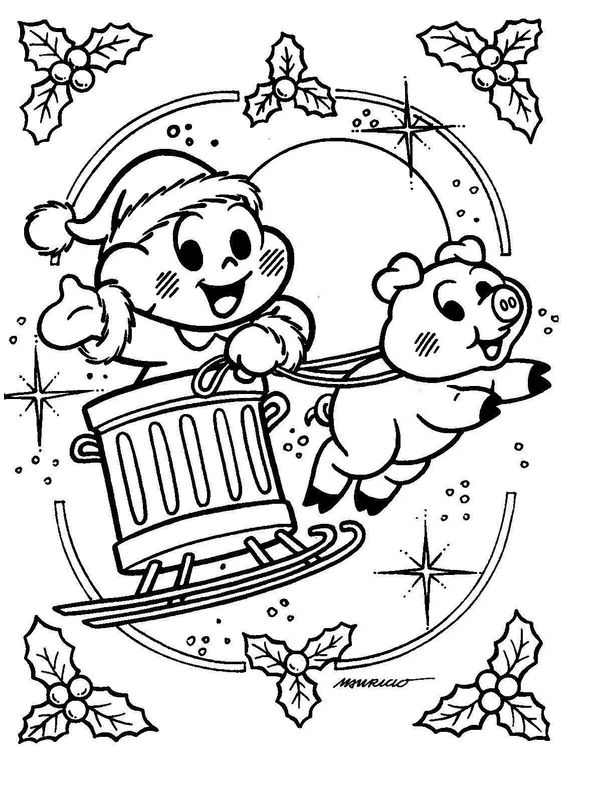 Monica Gang Coloring Pages – 025