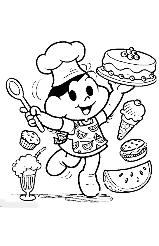 Monica Gang Coloring Pages – 035