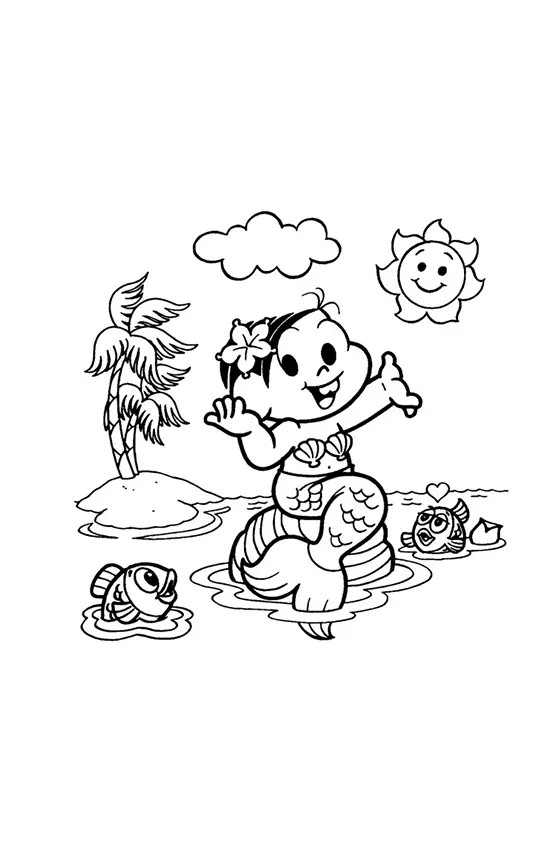 Monica Gang Coloring Pages – 036