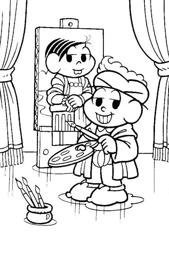 Monica Gang Coloring Pages – 040