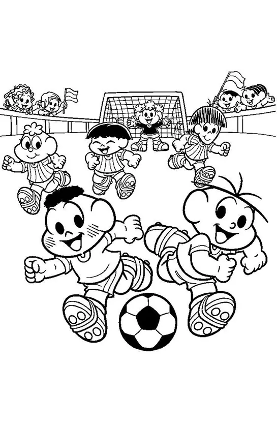 Monica Gang Coloring Pages – 041
