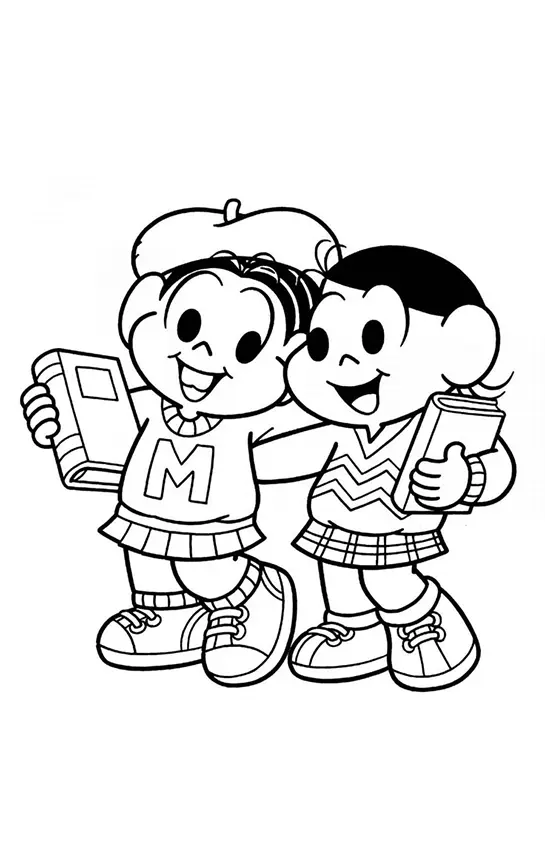 Monica Gang Coloring Pages – 046