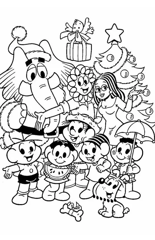Monica Gang Coloring Pages – 049