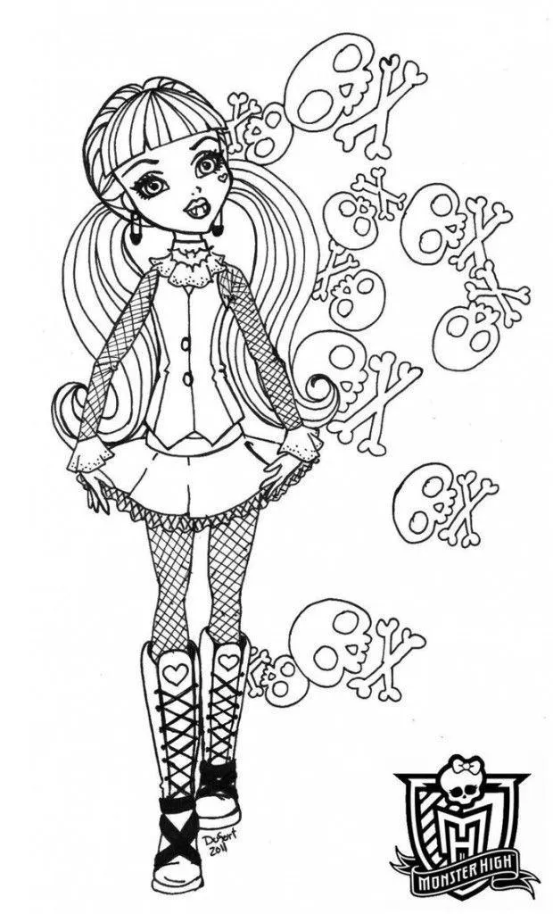 Monster High Coloring Pages – 009